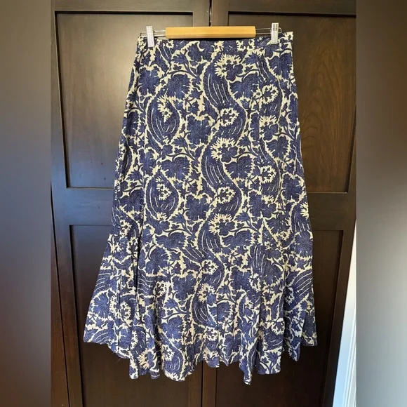 Ulla Johnson Sabina Skirt in Ocean - Picture 2 of 3